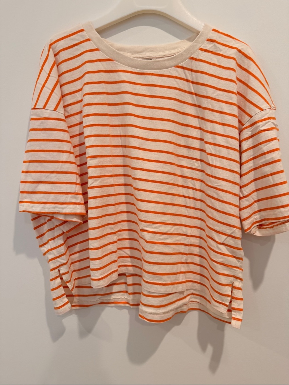 🍊Orange Stripe Tee